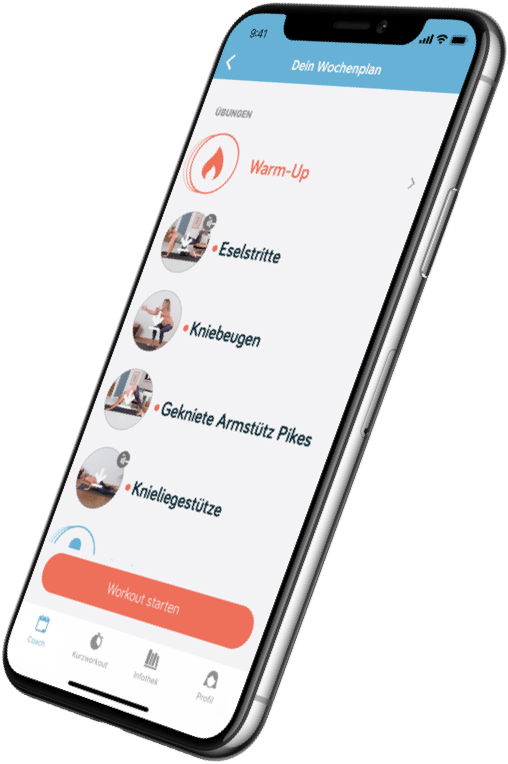 Mommymove Fitness App - Workout Detail